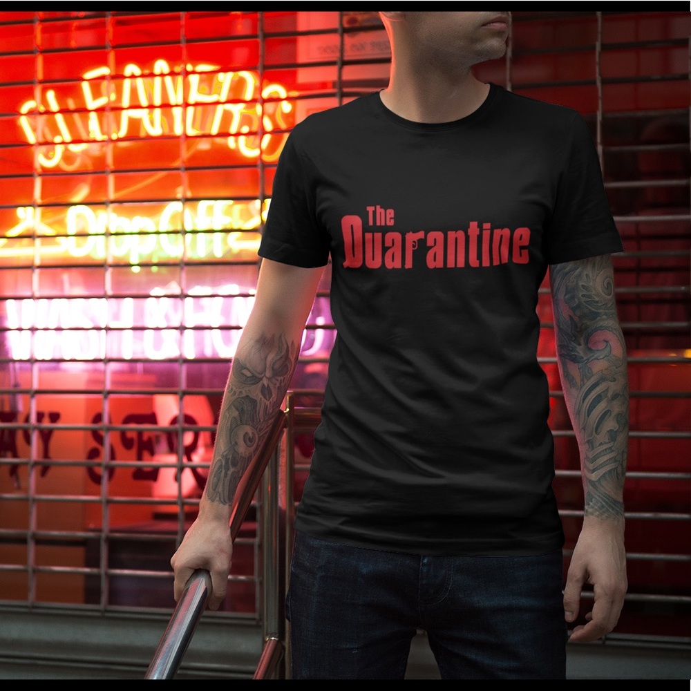 The quarantine -  the sopranos parody T-shirt